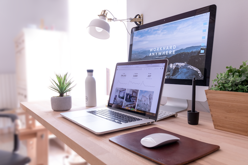 Entrepreneur working on business plan